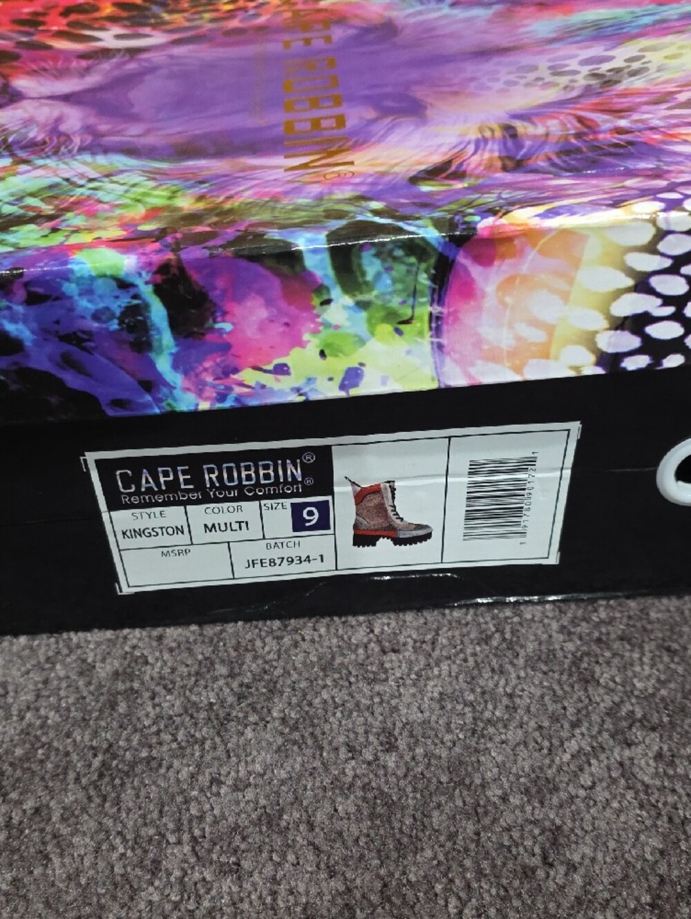 Cape Robbin Teal, Silver & Black Rhinestone Platform Boots - Picture 3 of 7